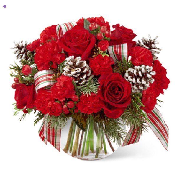 画像1: 【※12月限定】ピースフルクリスマス(花器付き) (1)