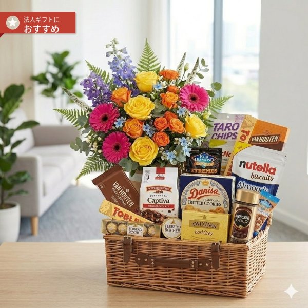 画像1: タイ(バンコク限定)ギフト｜ハーモニー ギフトバスケット デラックス（6〜8名様向け） (1)
