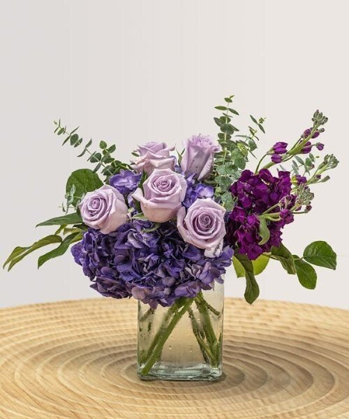 画像1: アメジスト(花器付き) (1)