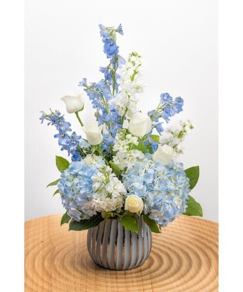 画像1: ブルーパラダイス(花器付き) (1)