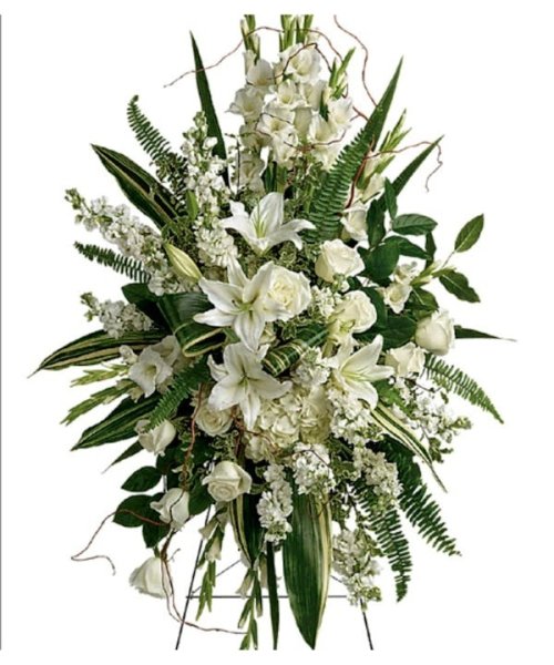 画像1: カナダ ギフト｜ハートフェルトスプレー（葬儀会場用・施設お受取限定） (1)