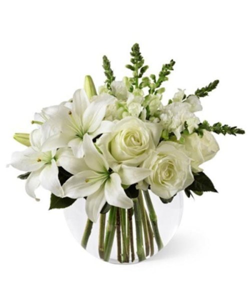 画像1: カナダ ギフト｜ブレッシングブーケ(花器付き) (1)