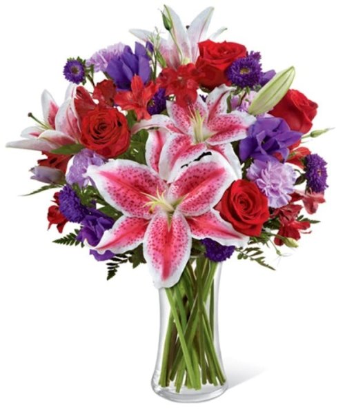 画像1: アメリカ ギフト｜スタニングビューティー(花器付き) (1)