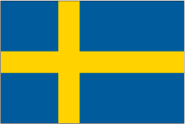 スウェーデンへ花