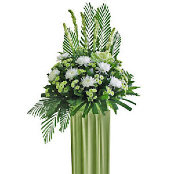 葬儀用スタンド花sgc15 アジア シンガポール 海外にお花のプレゼントを送るならラスティンググリーン